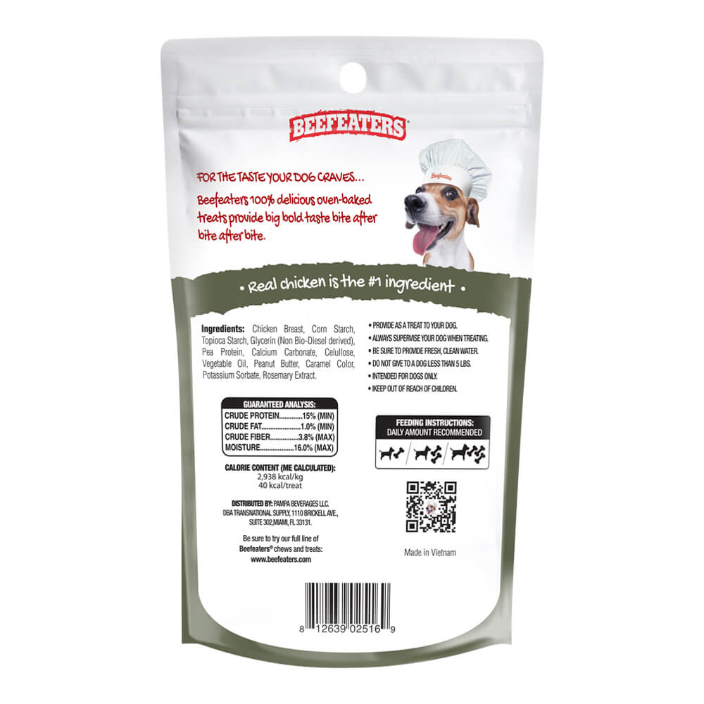 Beefeaters Chicken Wraps, Rawhide Free, 4 ct, Case of 12 - Image 2