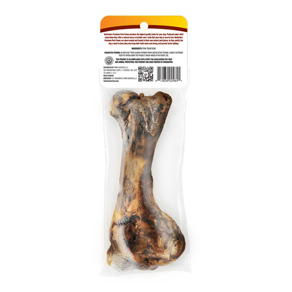 Beefeaters Natural Pork Femur Bone - Image 2