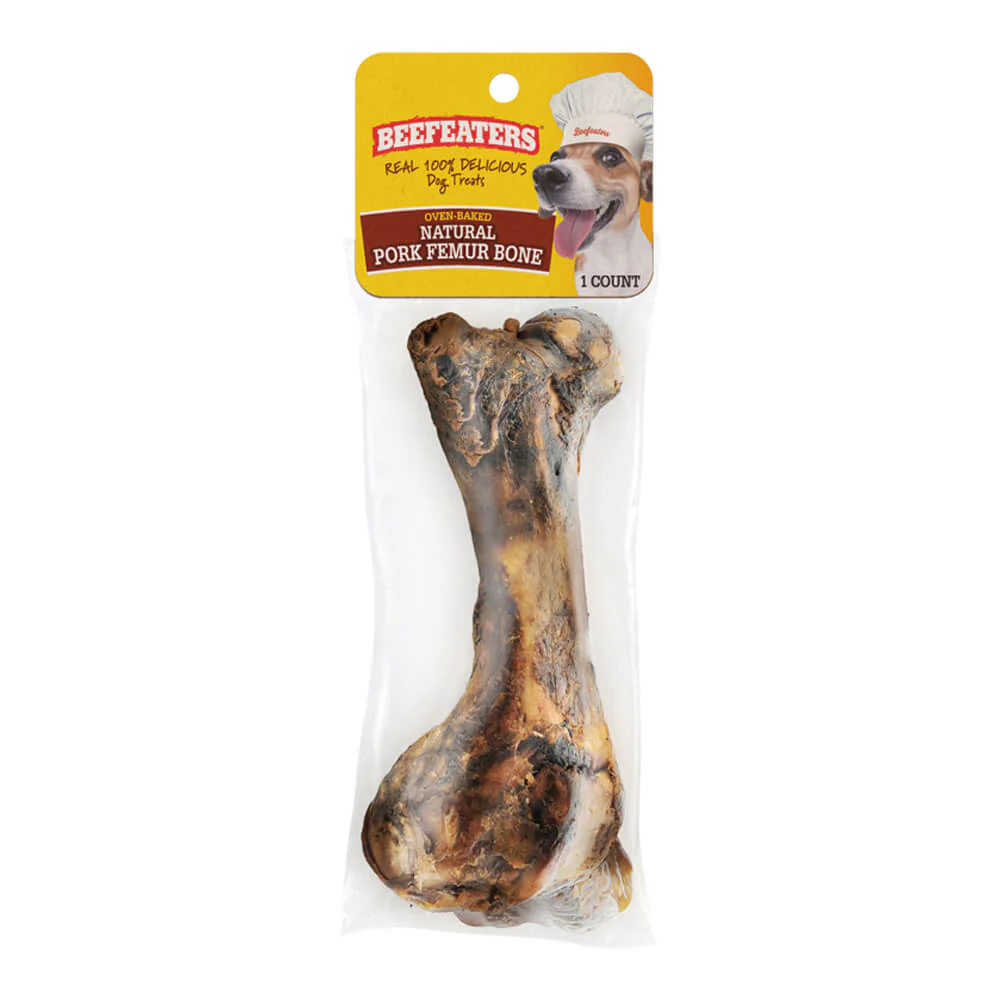 Beefeaters Natural Pork Femur Bone - Image 1