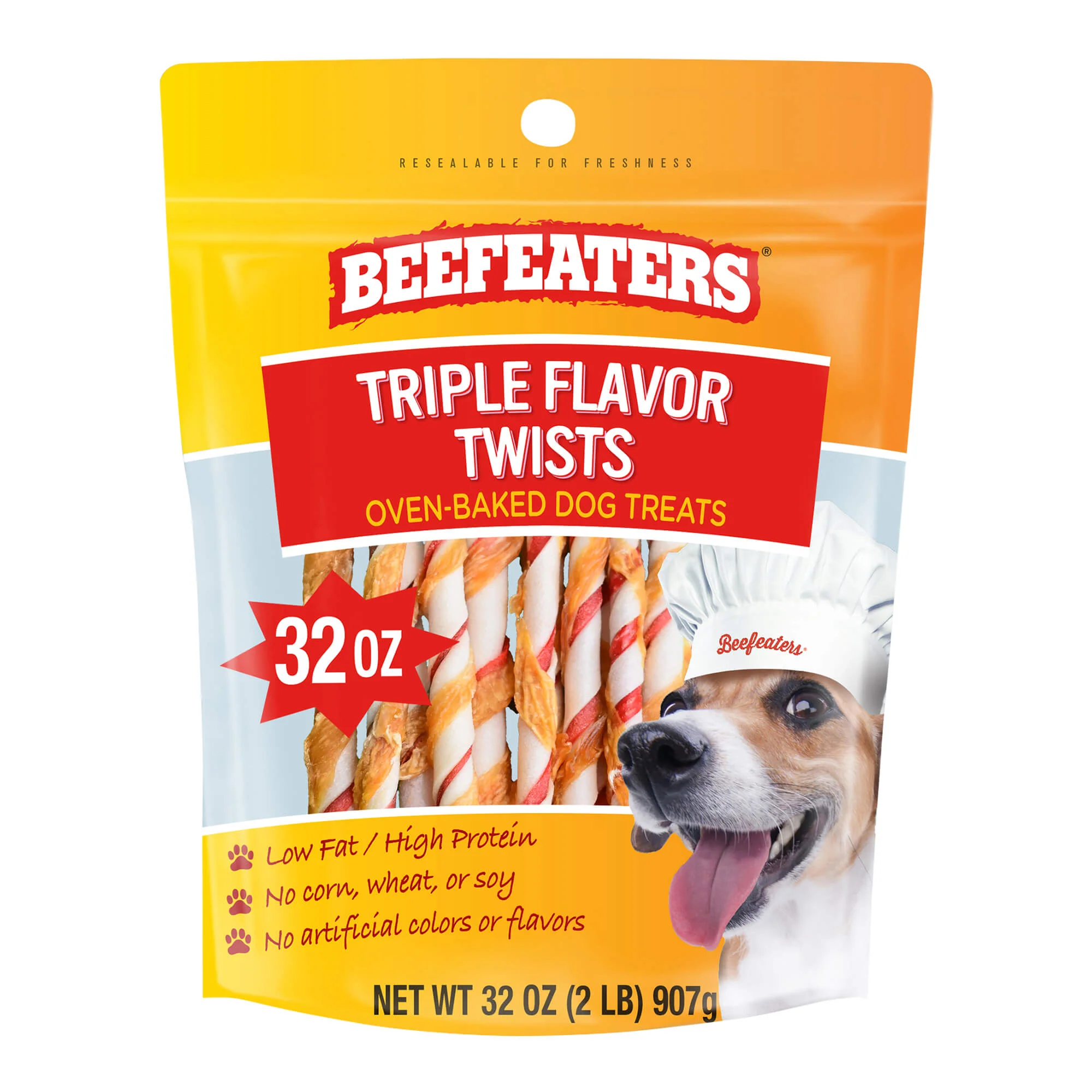 Beefeaters Triple Chicken Flavor Dog Twists - Image 1