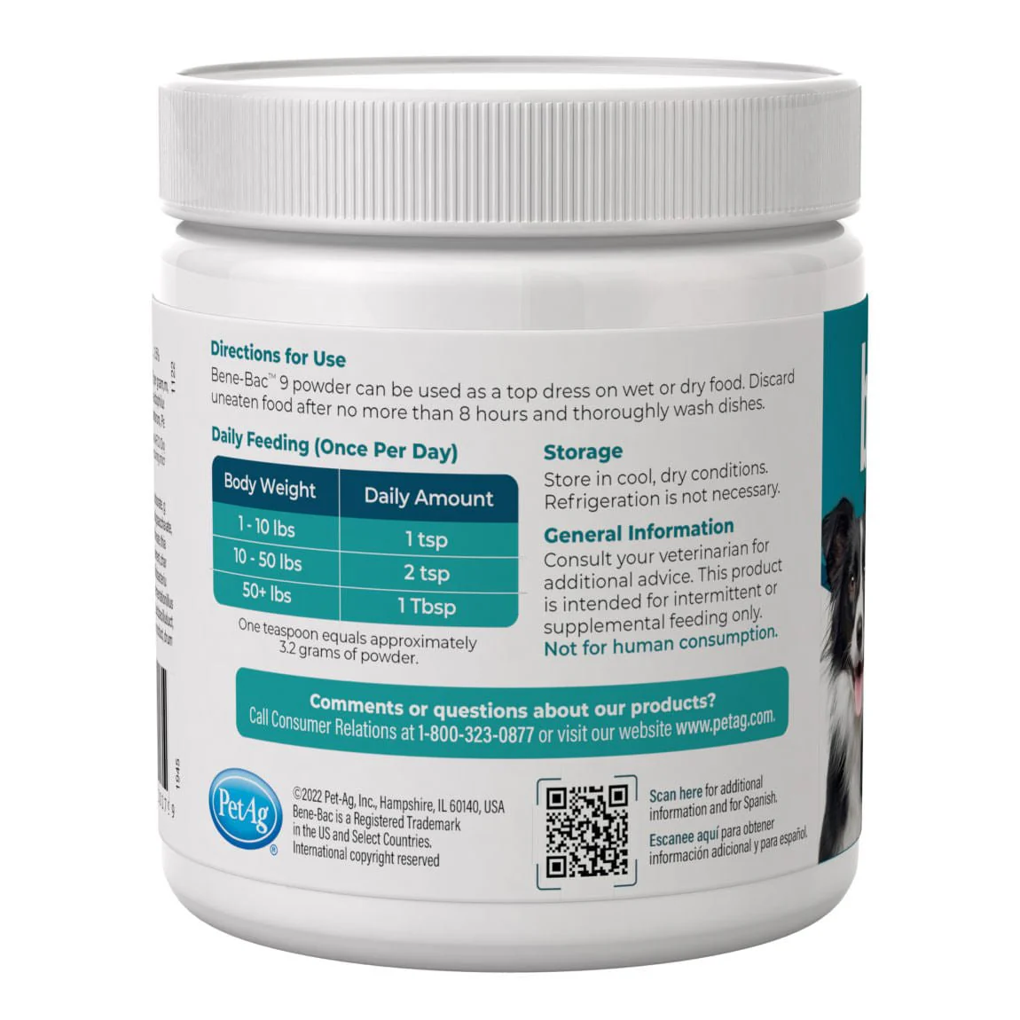 Bene-Bac 9 in 1 Dog Powder, 10 oz - Image 2