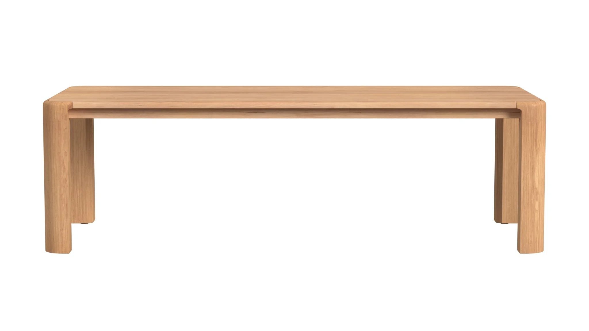 Natural Teak 96" Dining Table - Image 2