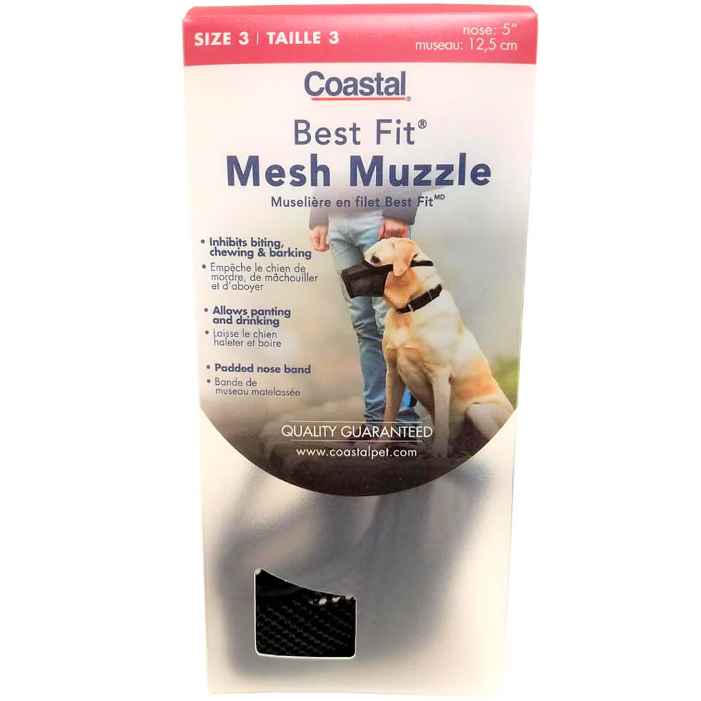 Best Fit Adjustable Mesh Dog Muzzle - Image 2