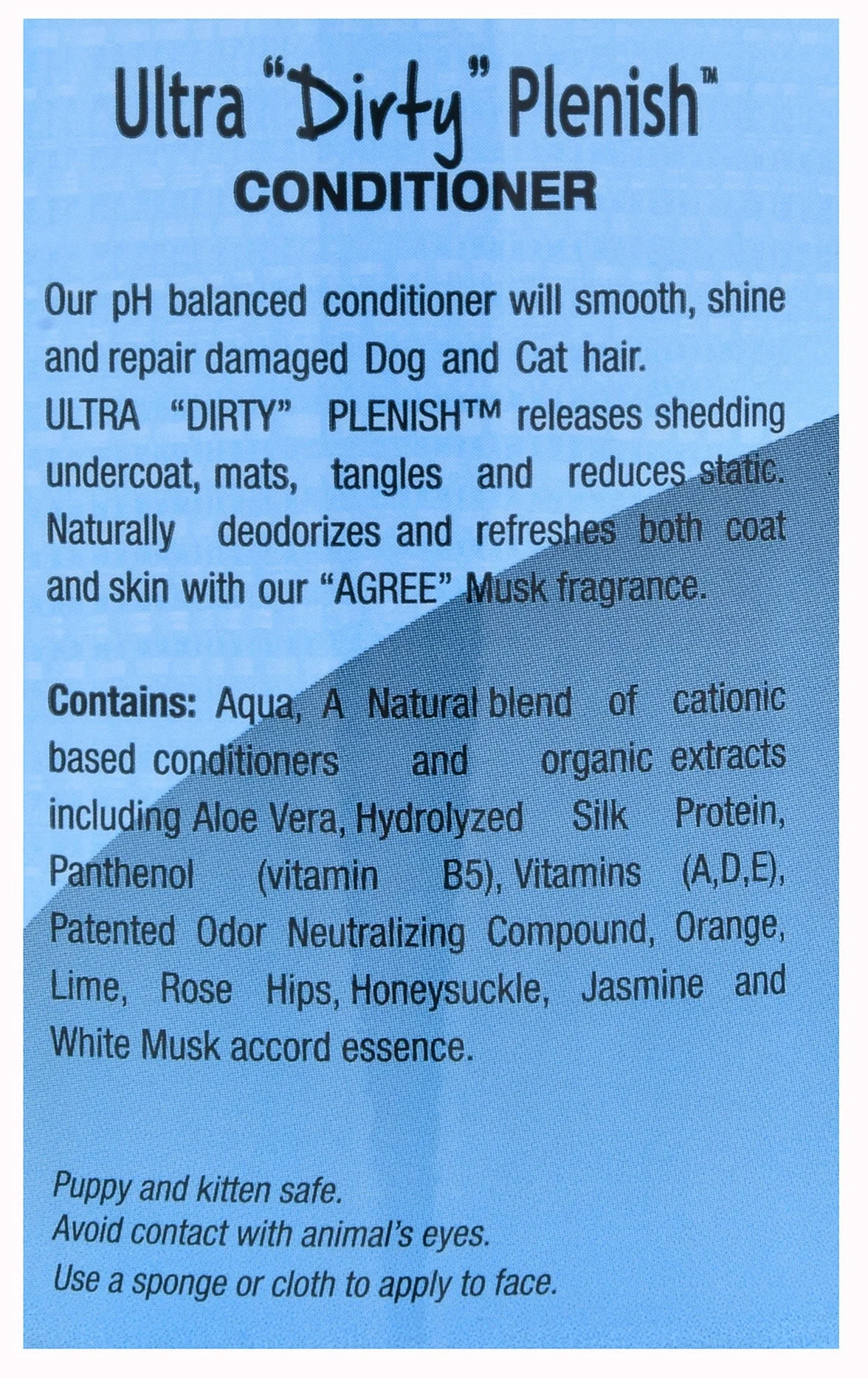 Best Shot Ultra Dirty Plenish Conditioner for Dogs & Cats - Image 3