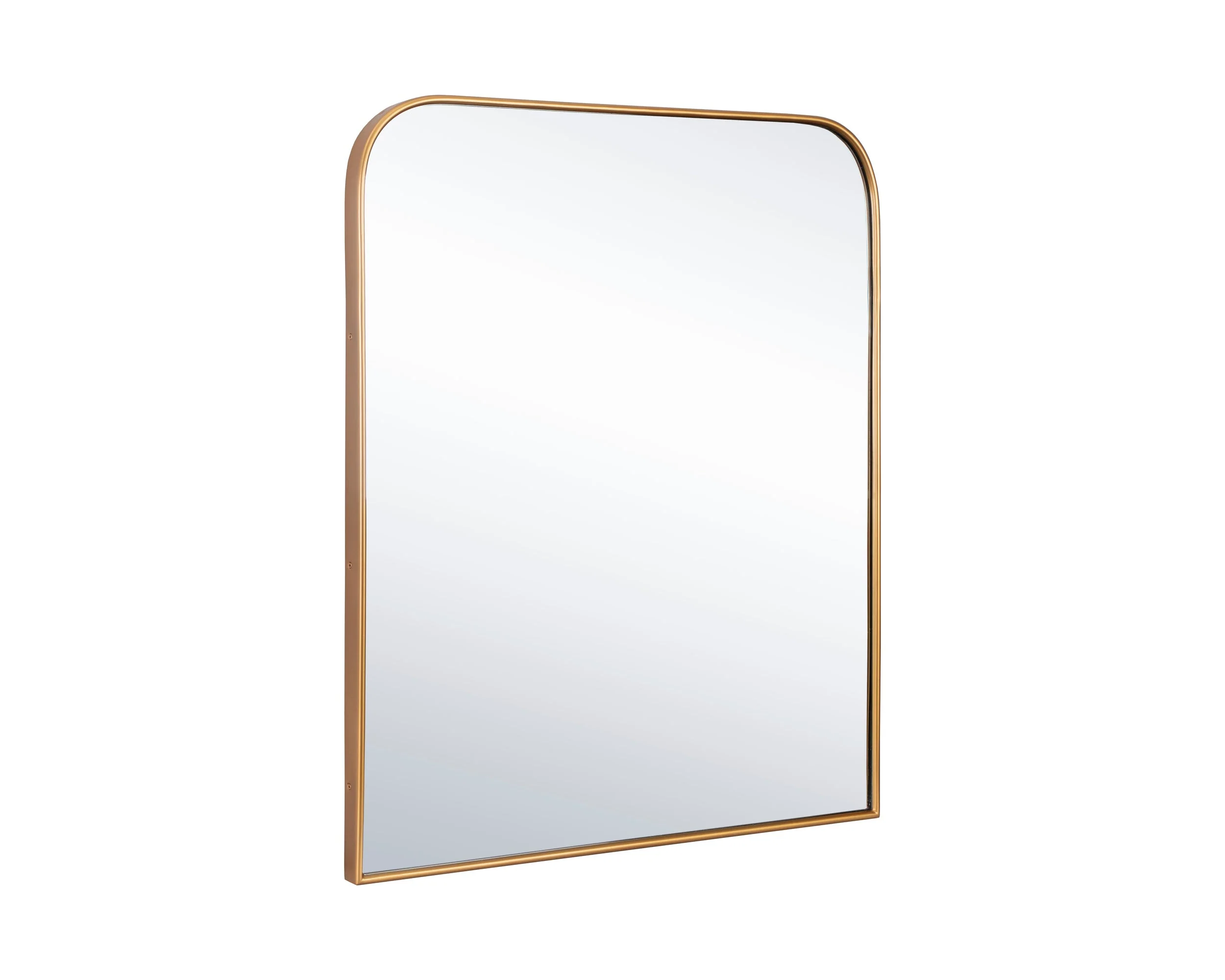 Calabasas Wall Mirror – Brass