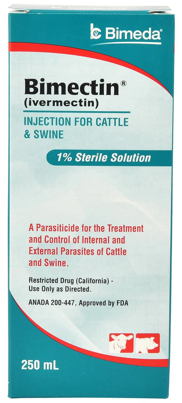Bimectin Injection (1%) Cattle & Swine Dewormer - Image 1