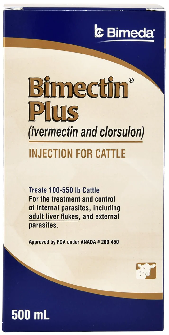 Bimectin Plus Injectable Cattle Wormer - Image 1