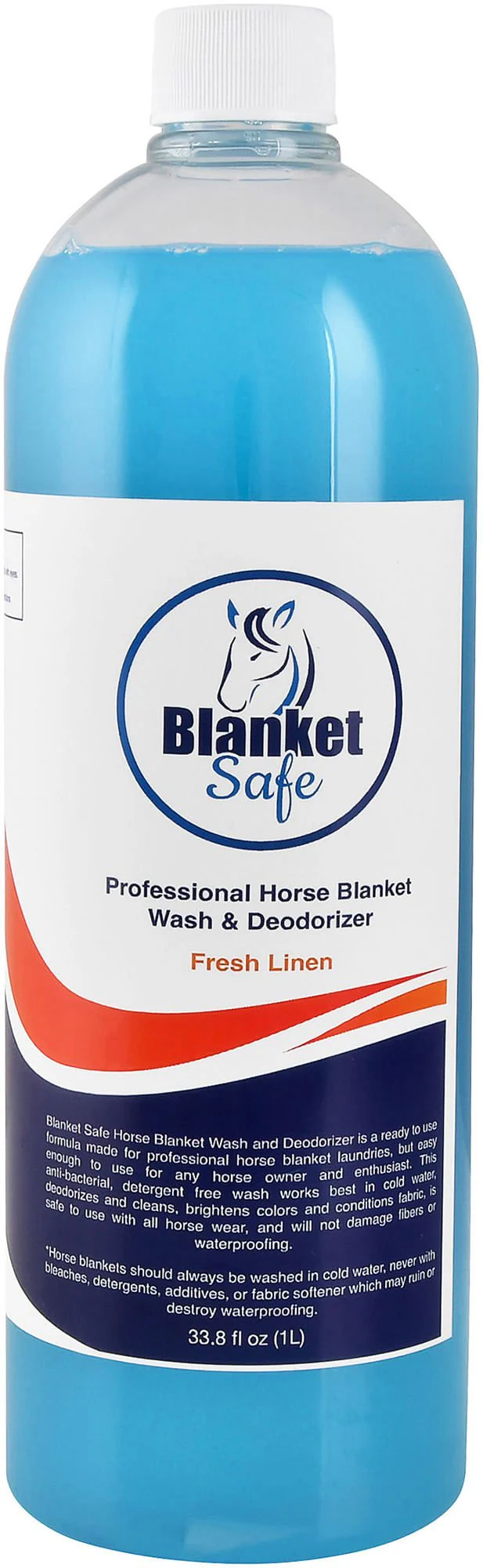 Blanket Safe Horse Blanket Wash & Deodorizer - Detergent-Free, Cold Water Safe, Protects Waterproofing - Image 1
