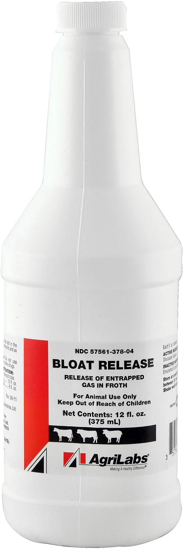 Bloat Release Liquid for Bloat in Cattle, Sheep, & Goats, 12 oz - Image 1