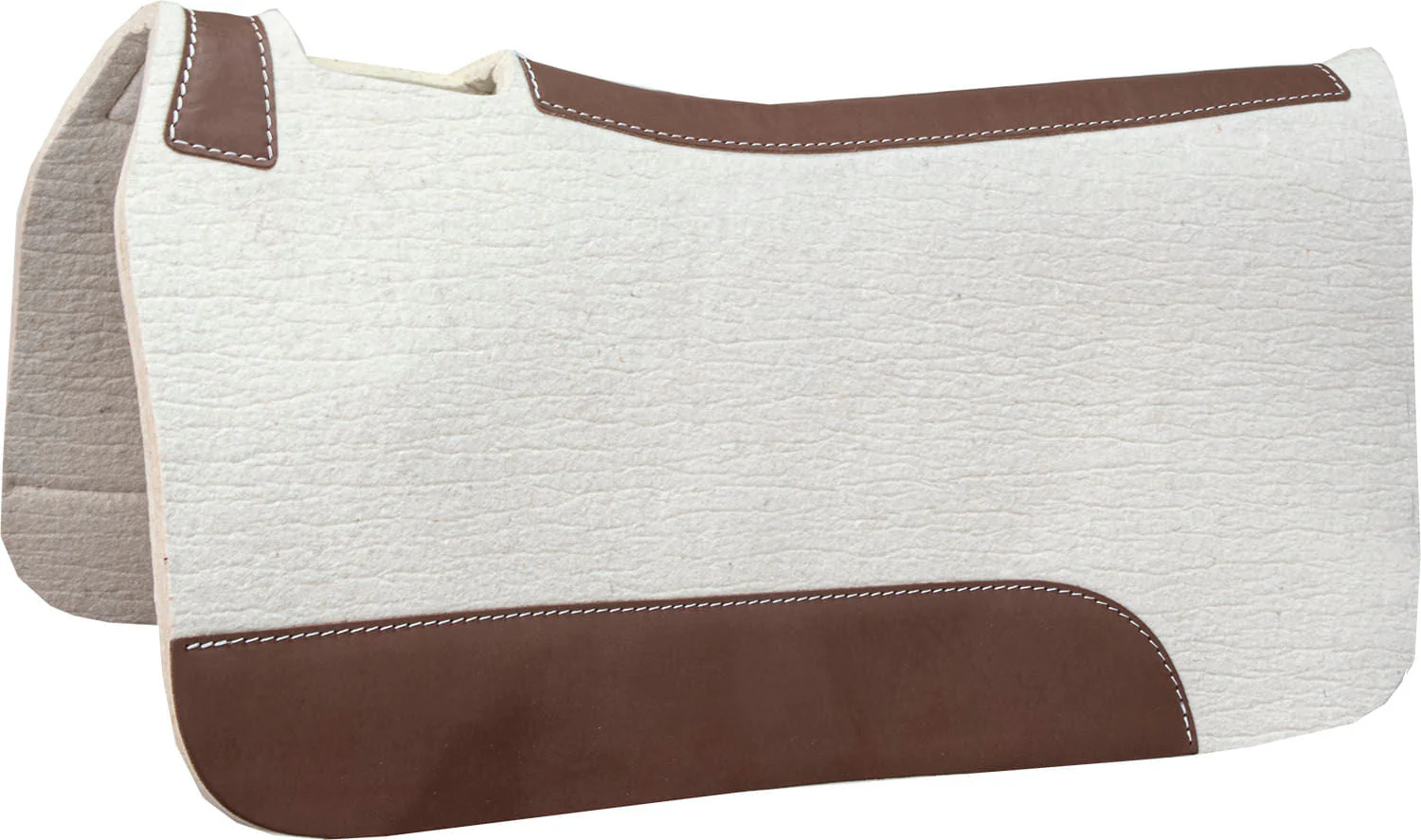 Blue Horse Pressed Wool Contoured Saddle Pad - Image 3