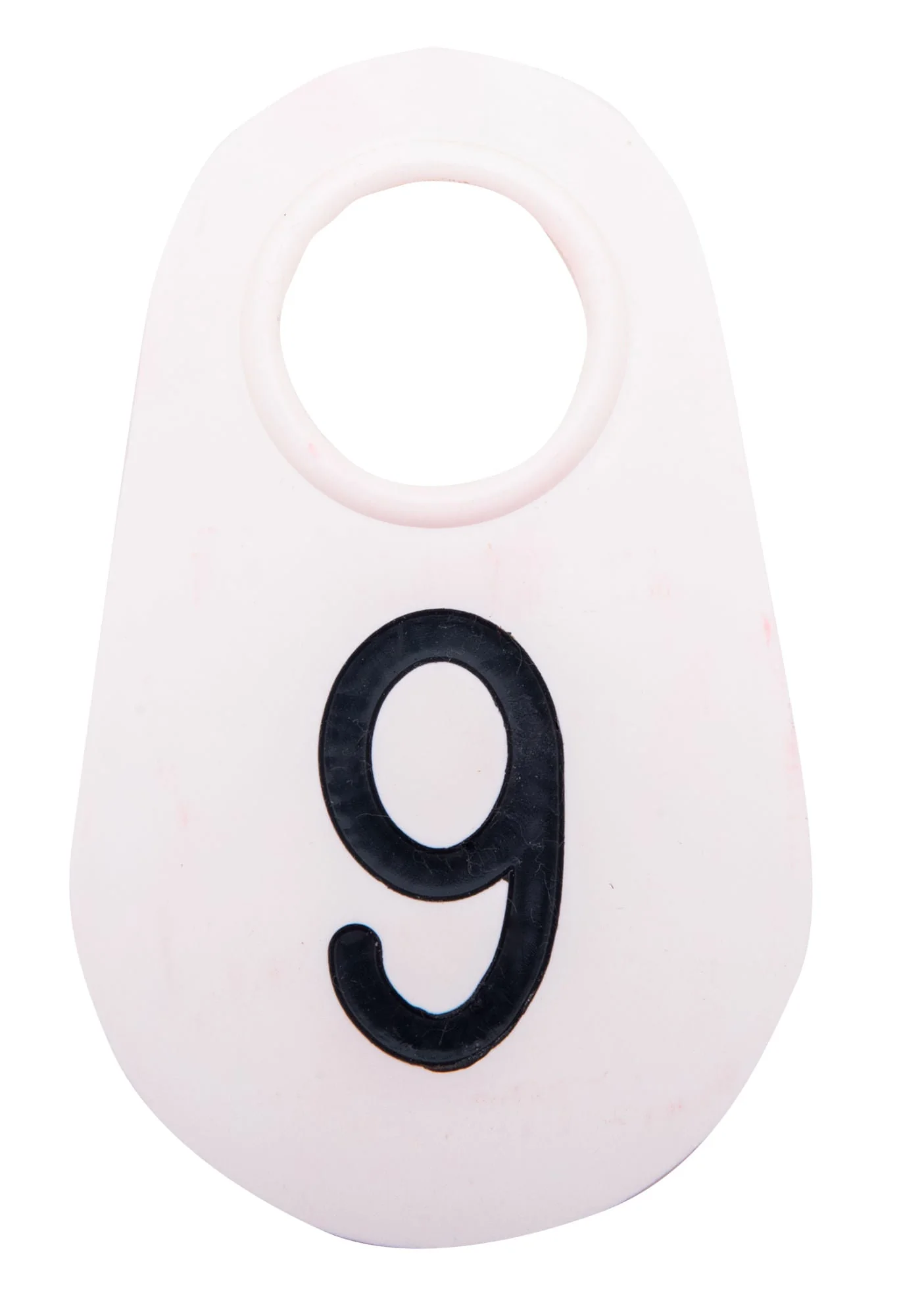 Bock's White Nylon Numbered Identification Tags, 1-100, Single Tag - Image 2