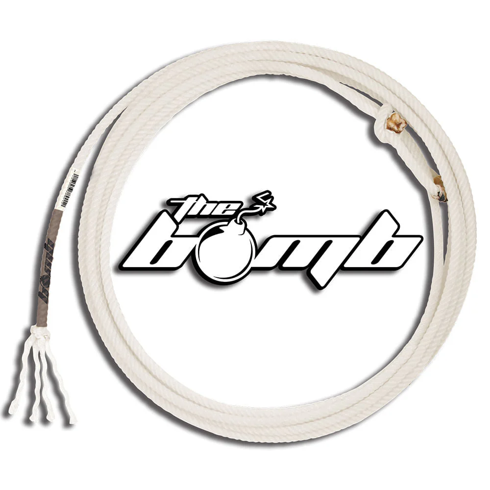 The Bomb 4-Strand Team Rope – Head & Heel Rope for Precision Roping - Image 1