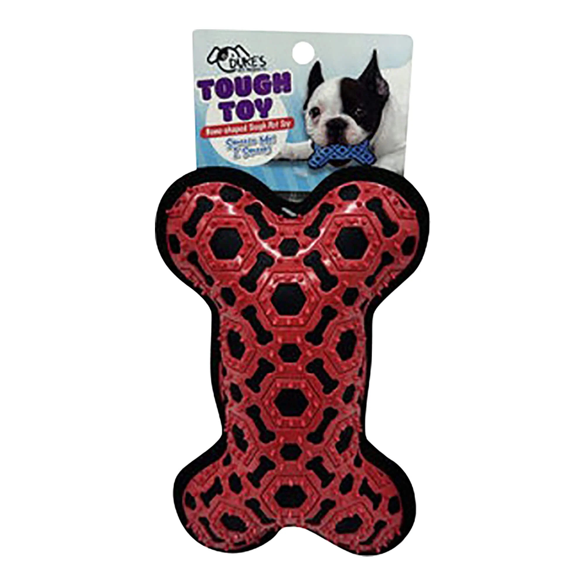 Bone-Shaped Squeaking Fetch Toy, 8.65"L - Image 1