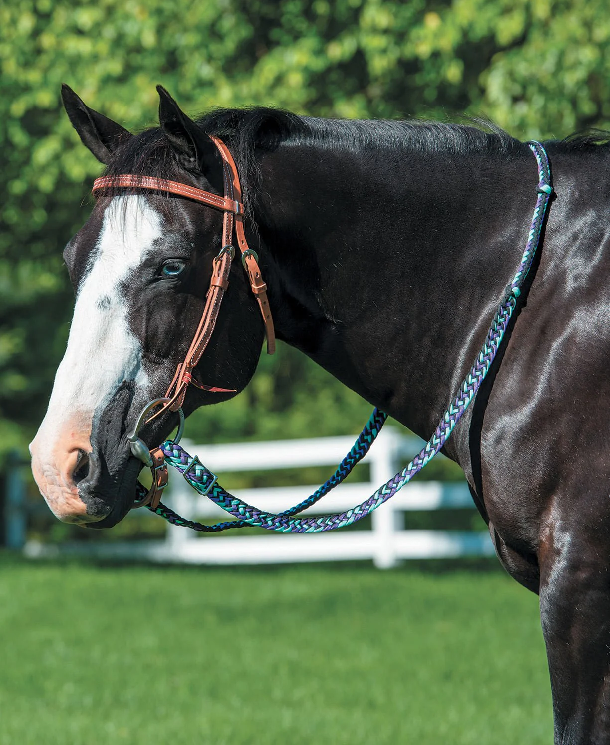 Weaver Braided Nylon Barrel Reins - Image 2