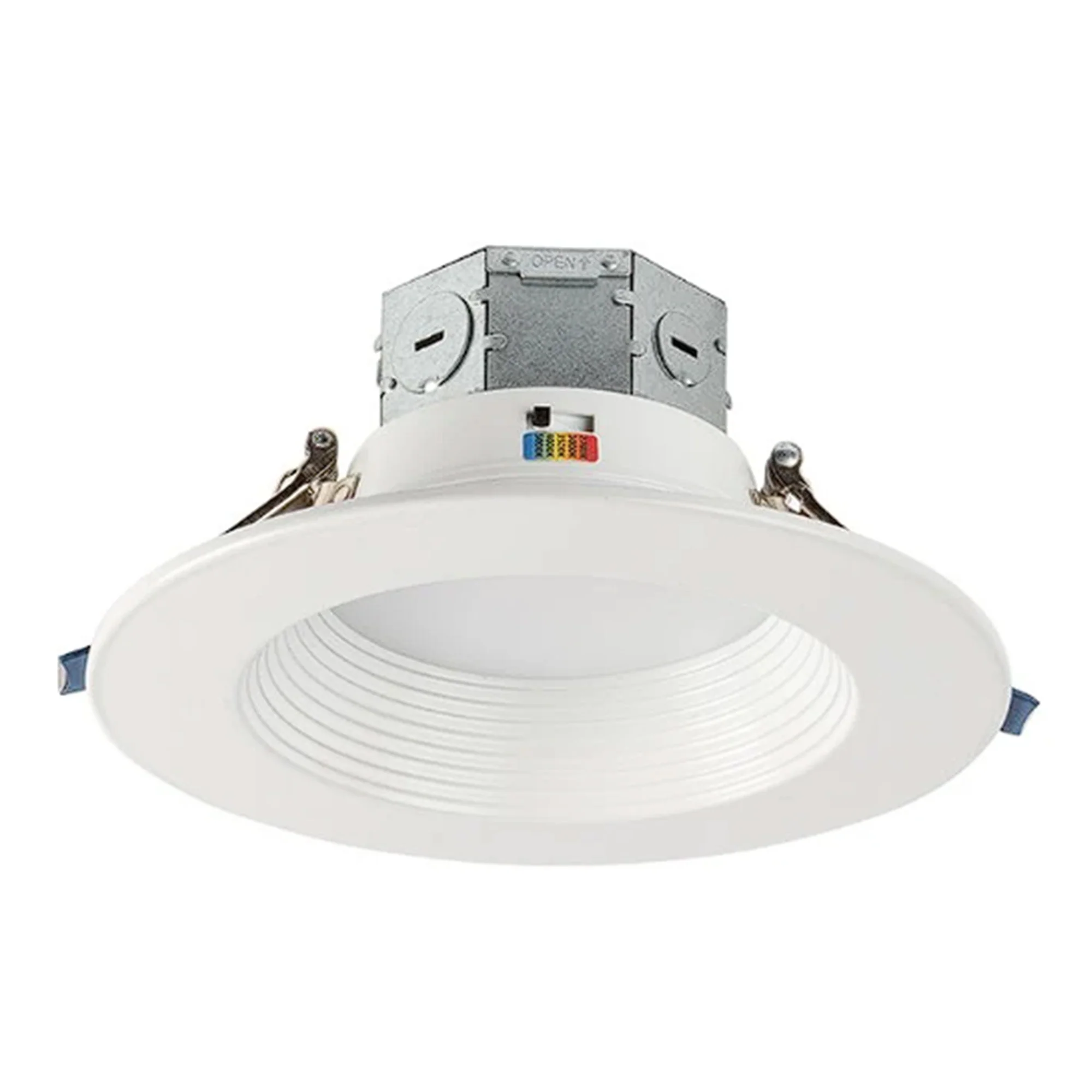 LED Integrated J-Box 6″-15W Recessed Downlight 15W – 1200lms – Color Selectable 5CCT (27/30/35/40/50K) #259
