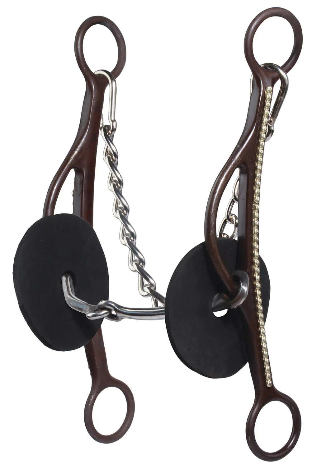 Brittany Pozzi Long Gag Smooth Snaffle Bit - Image 1