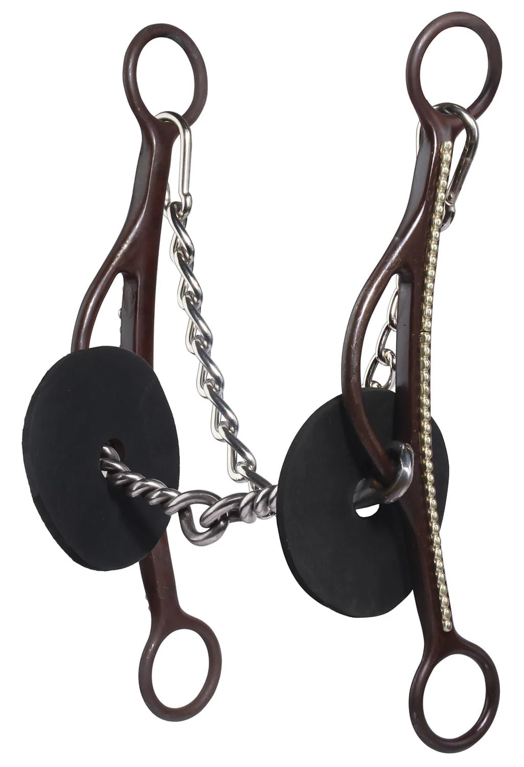 Brittany Pozzi Long Gag Twisted Wire Snaffle Bit - Image 1