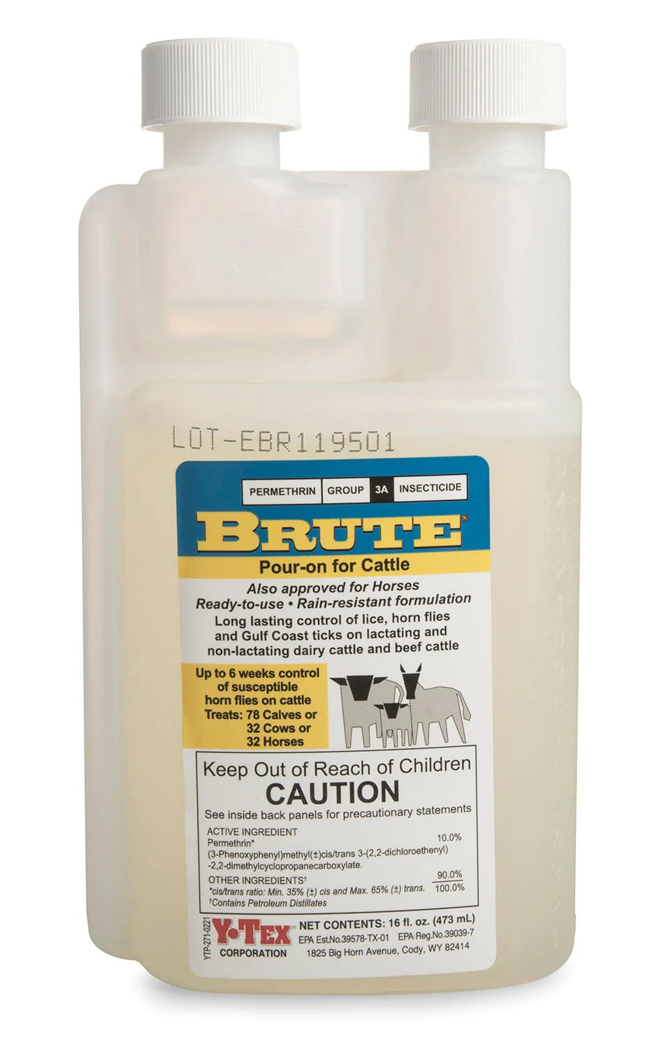 Brute Pour-On Insecticide for Fly & Pest Control - Image 1