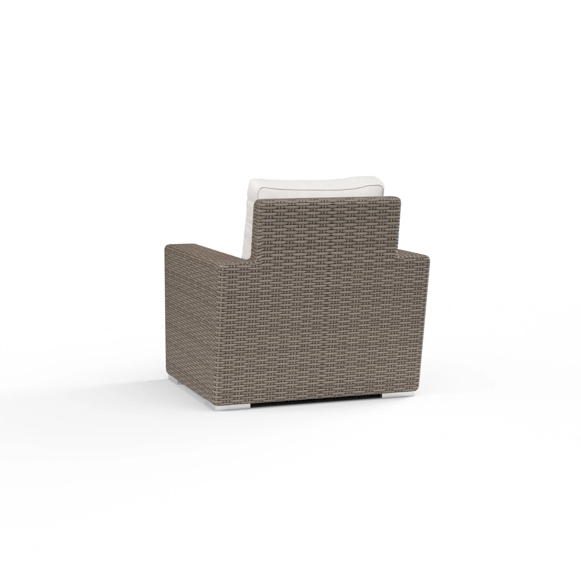 Coronado Club Chair in Canvas Flax w/ Self Welt - Image 2