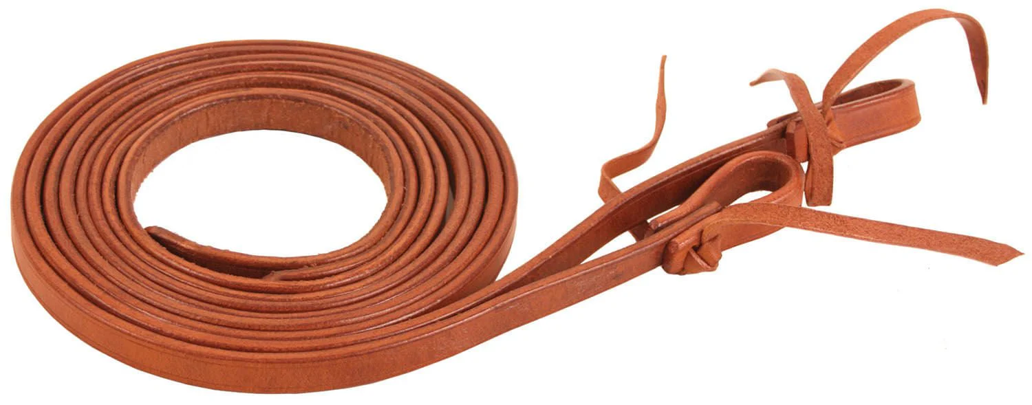 Buffalo Leather Working Cowboy Split Horse Reins, 7' - Image 2