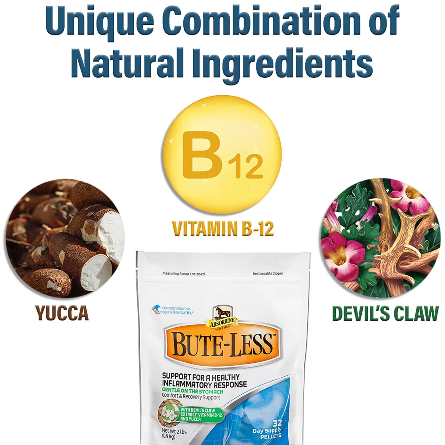 Absorbine Bute-Less Pellets Comfort & Recovery Horse Supplement - Image 3
