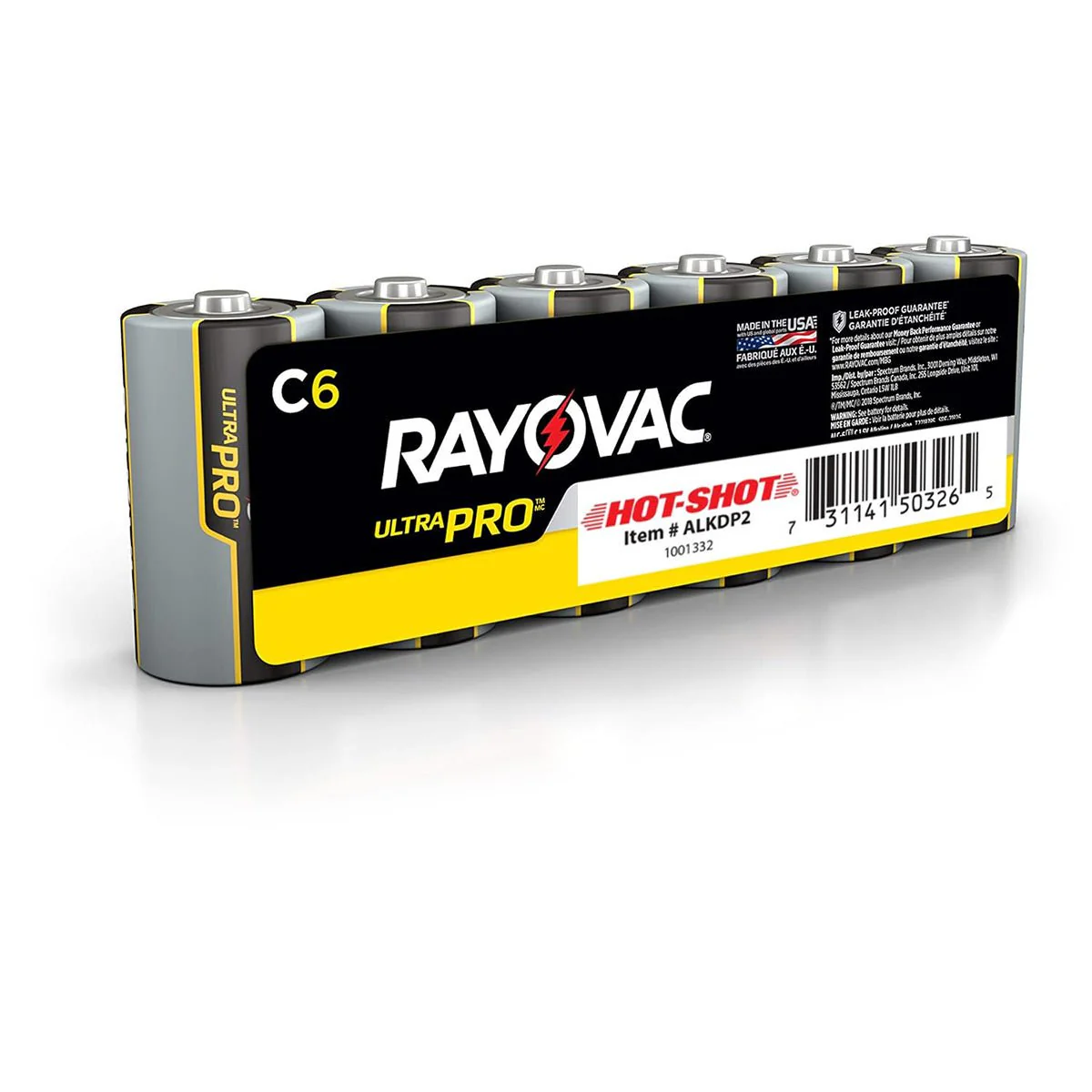 C Batteries, 6 Pack - Image 1