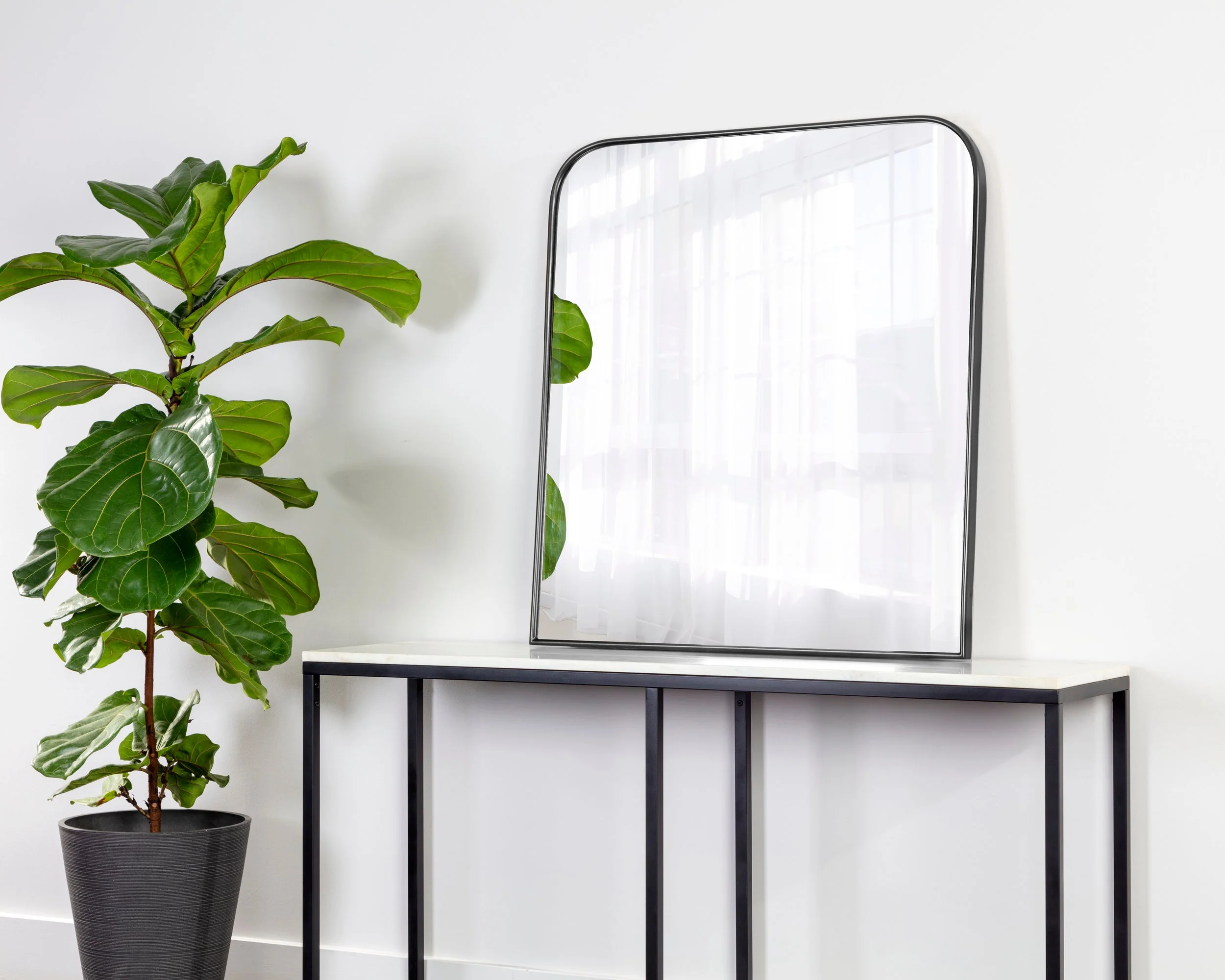 Calabasas Wall Mirror - Black - Image 3
