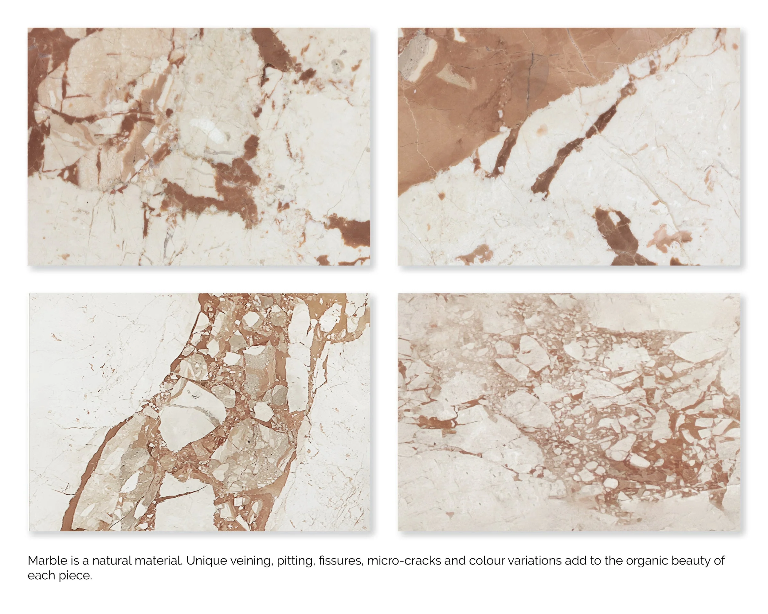 Laros Coffee Table - Rectangular - Crema Breccia Marble - Image 3