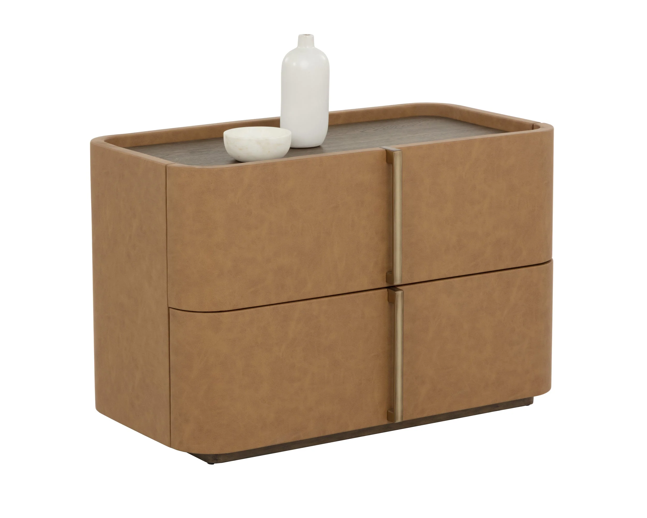 Jamille Nightstand – Large – Cognac