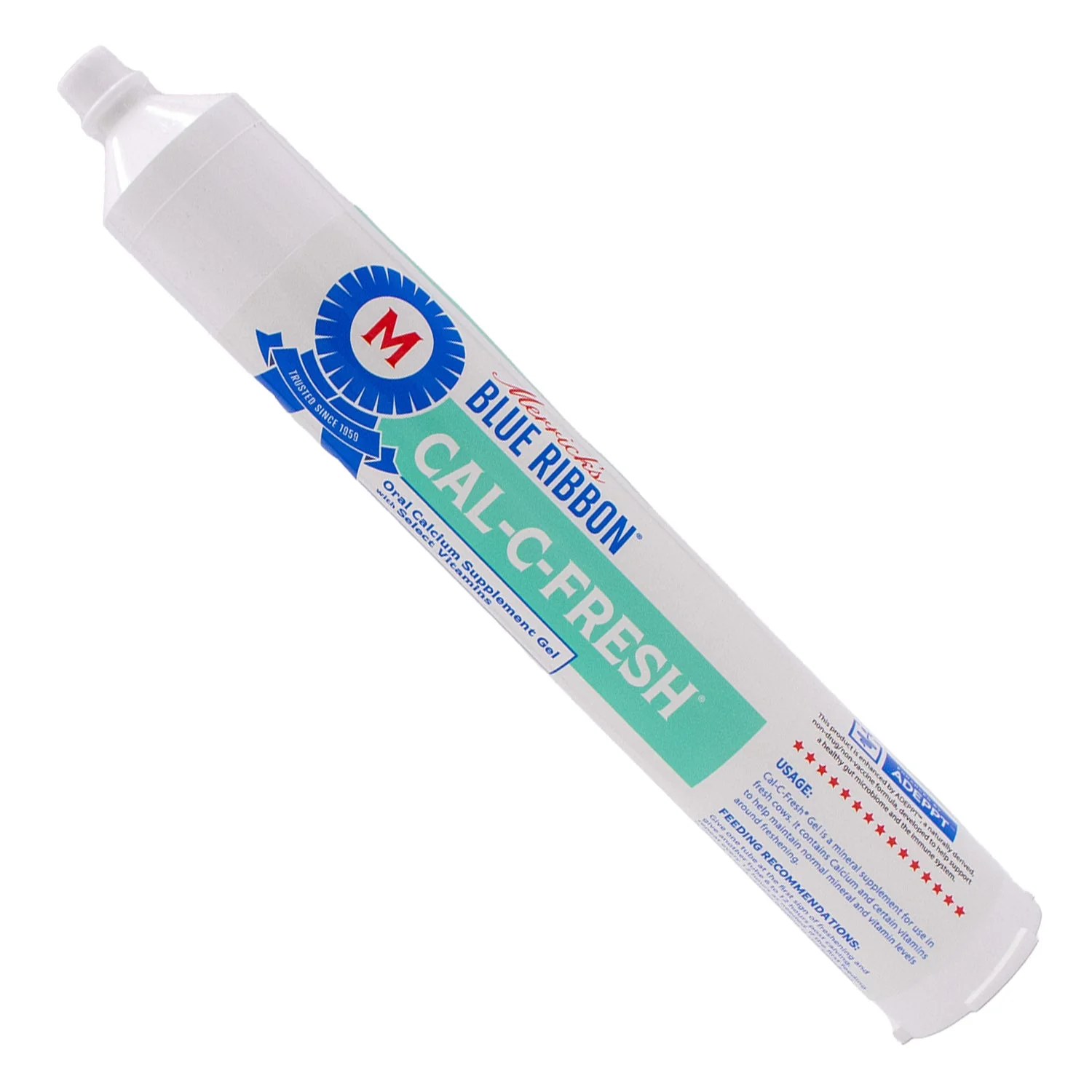 Cal-C Fresh® Fresh Cow Calcium & Mineral Supplement — Prevent Milk Fever and Support Recovery, 300 cc Tube - Image 1