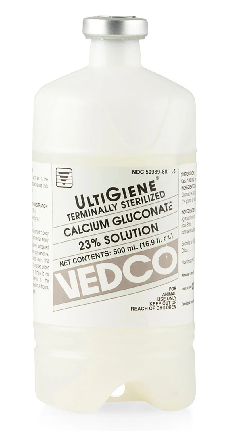 Calcium Gluconate 23% Solution, 500 mL - Image 1
