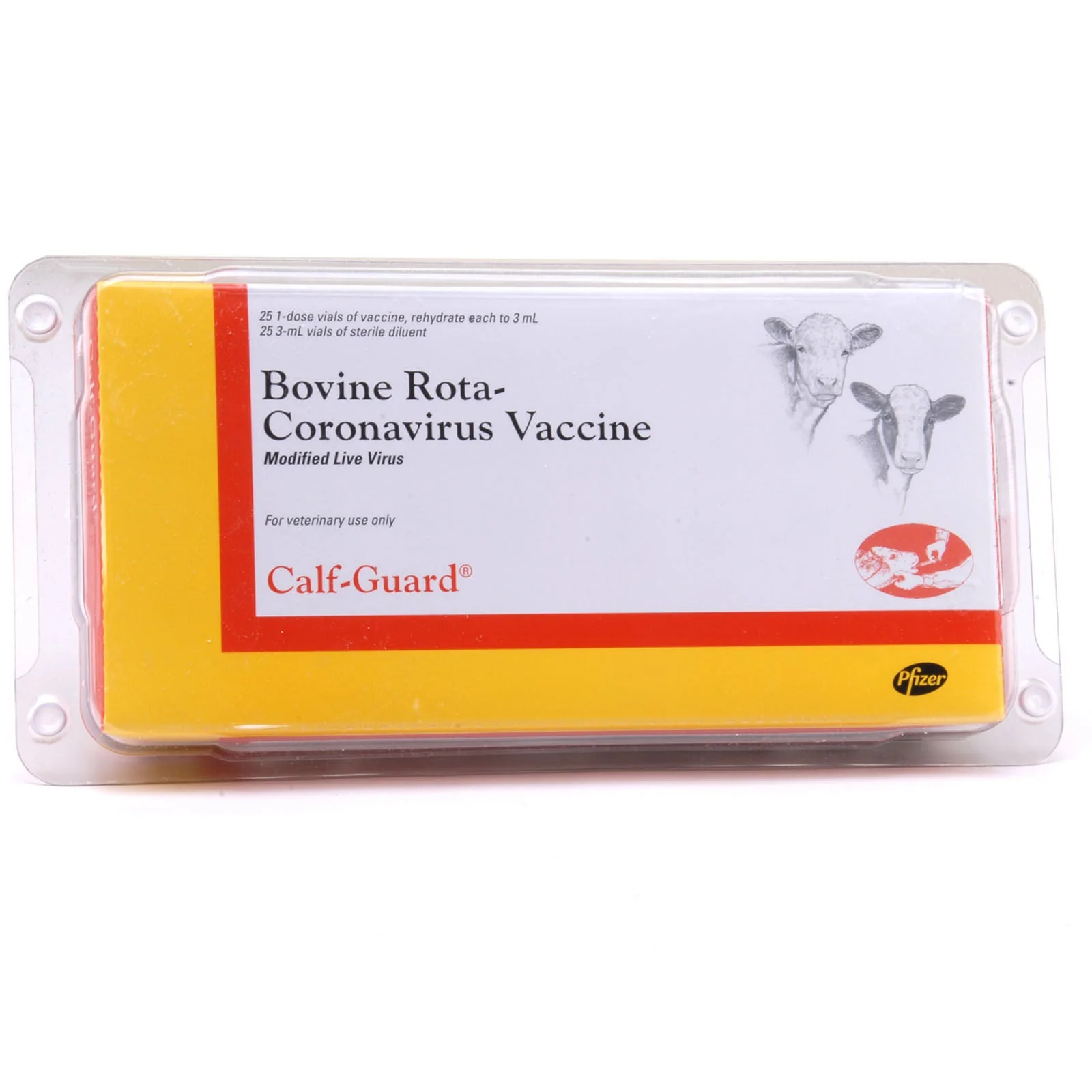 Calf-Guard Cattle Vaccine, Box of 25 Single Dose Vials - Image 1
