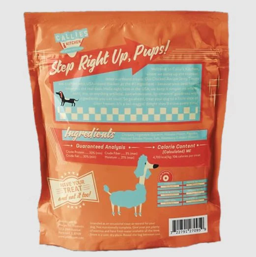 Callie’s Kitchen Chicken Jerky Dog Treats, 16 oz – Grain-Free, Soft, USA-Made Dog Snacks - Image 2