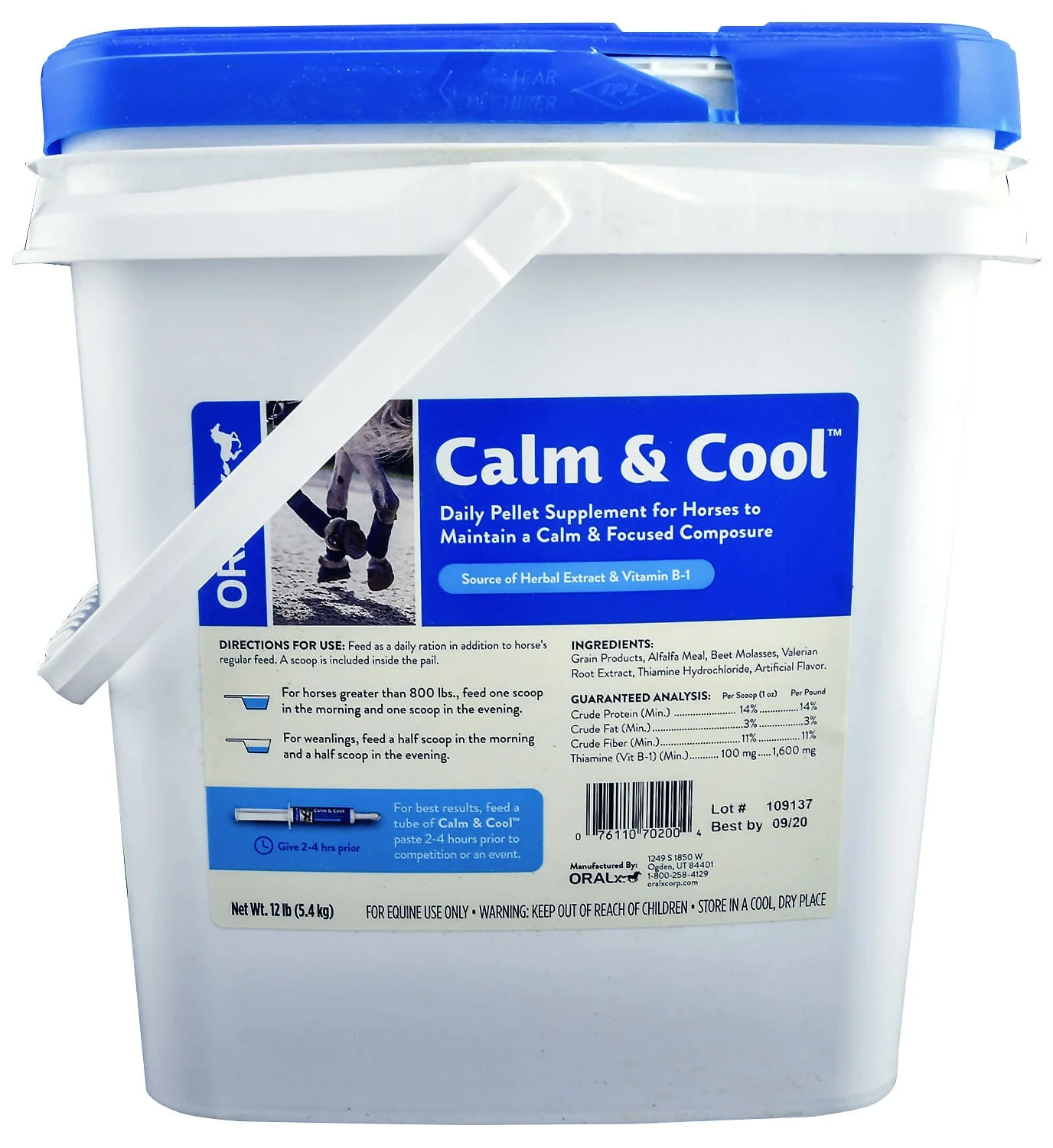 Calm & Cool Daily Pellet Supplement for Horses - Image 2