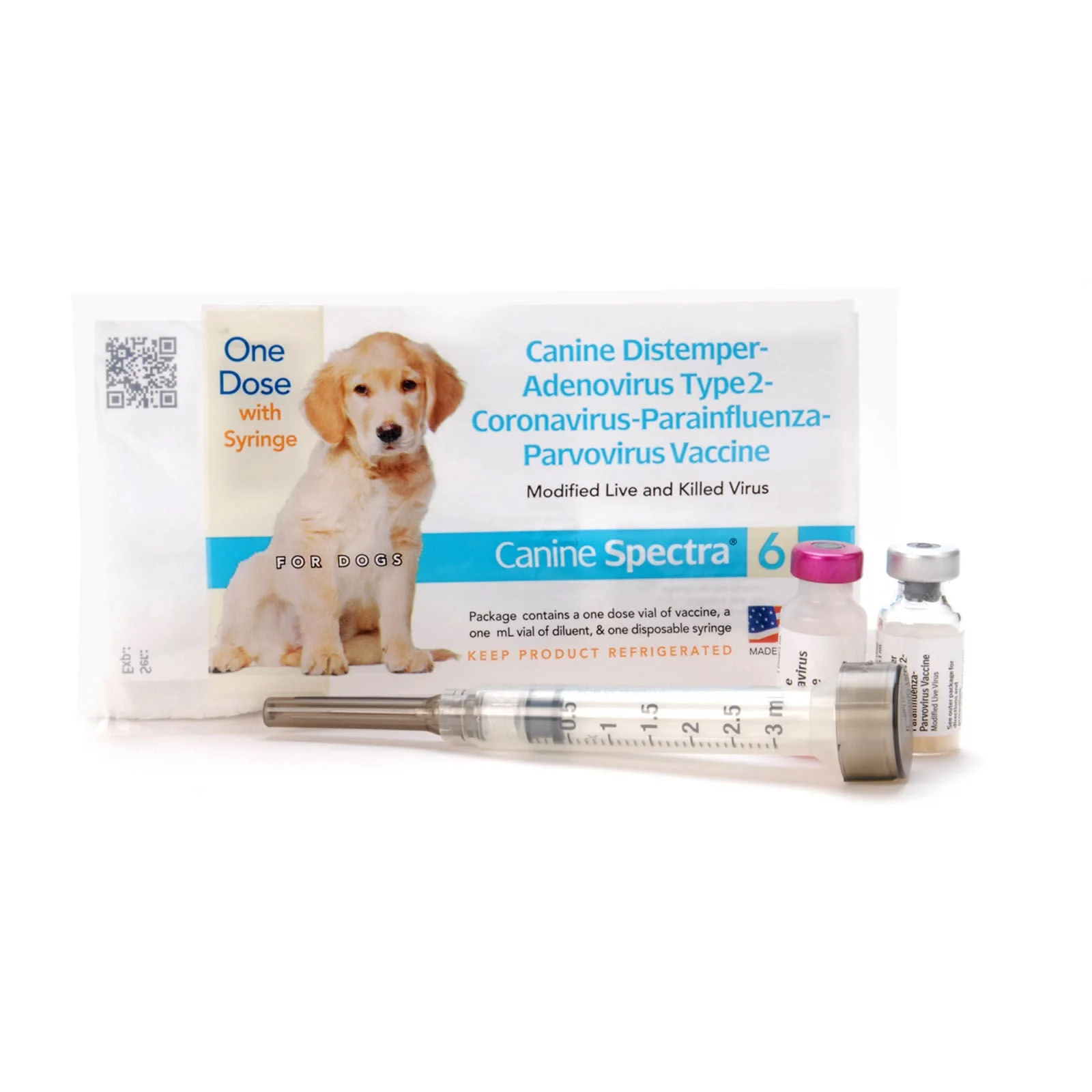 Canine Spectra 6 (6-Way) Dog Vaccine - Image 1