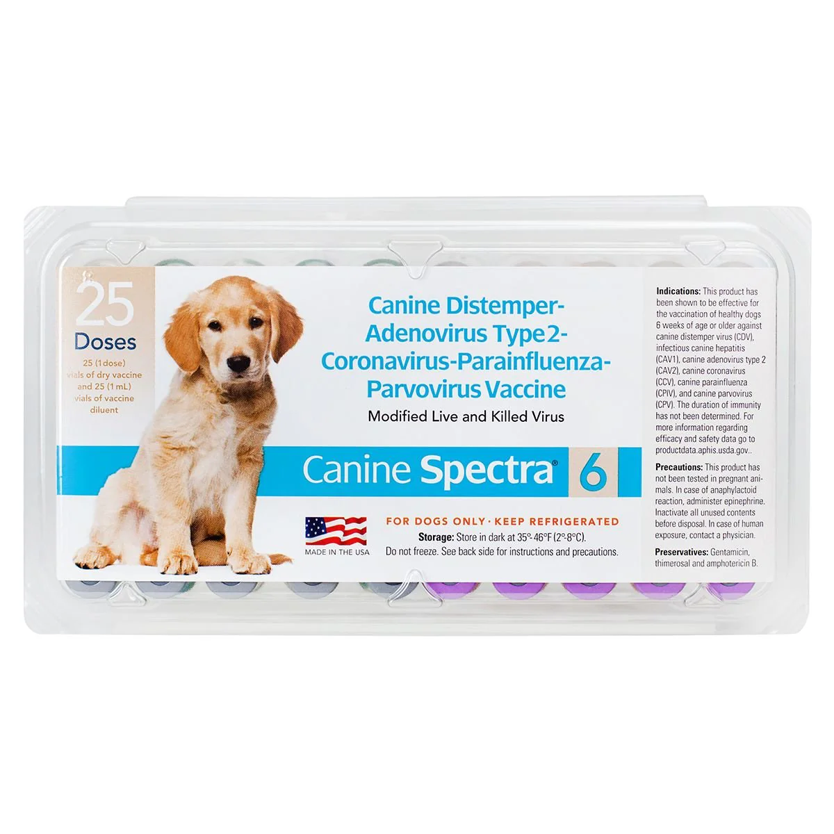 Canine Spectra 6 (6-Way) Dog Vaccine - Image 2