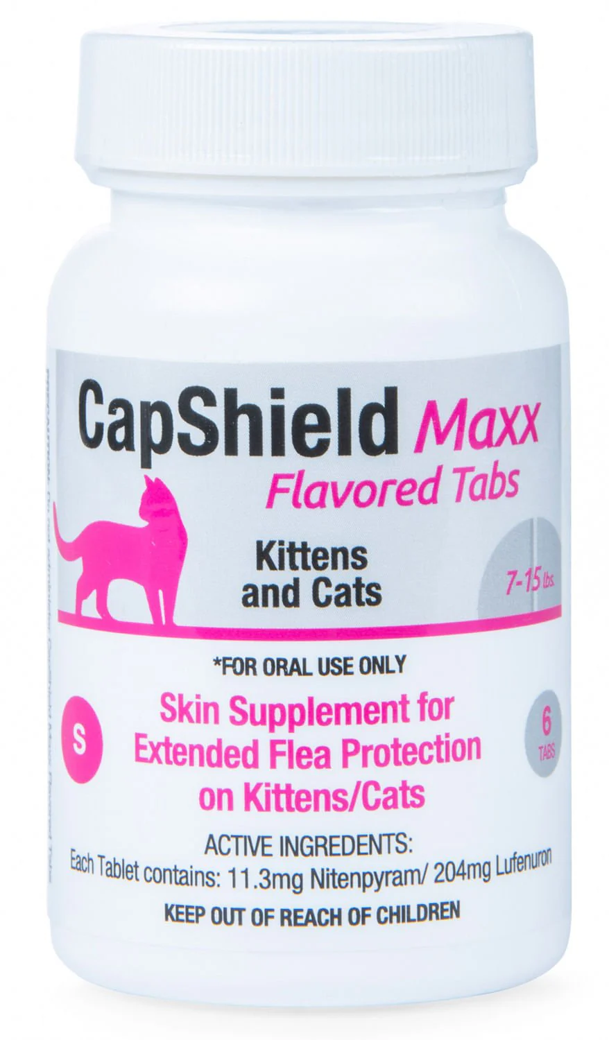 CapShield Maxx Flavored Tabs for Cats, 7-15 lbs - Image 1