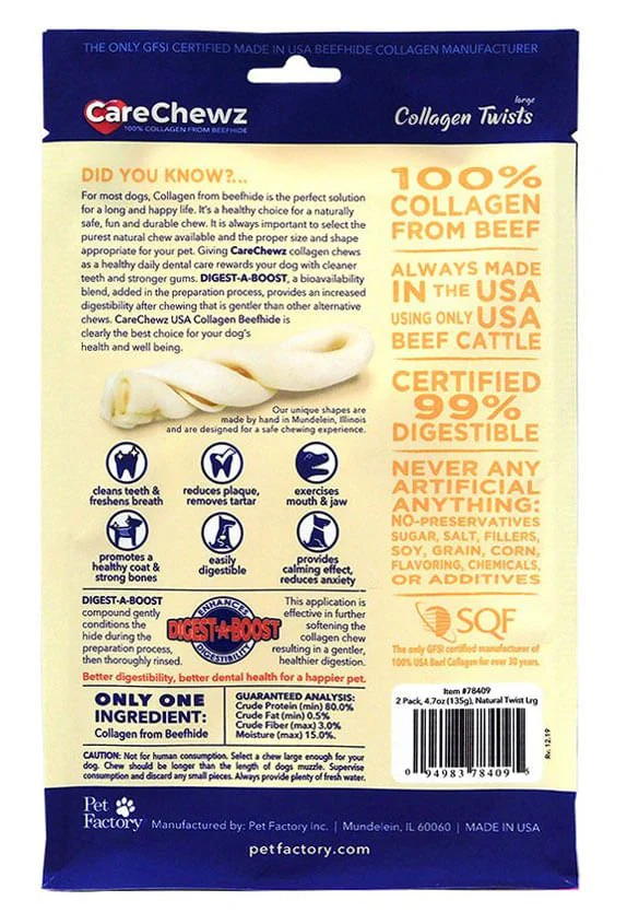 CareChewz Collagen Twists, 2 pack - Image 2