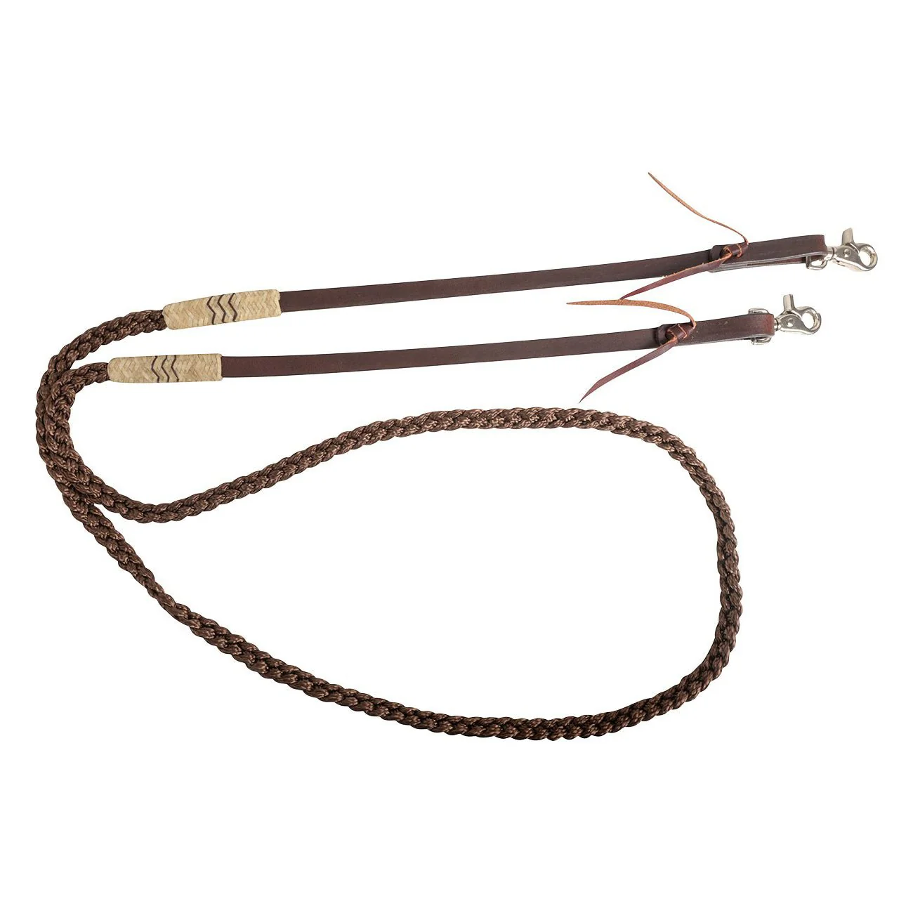 Cashel Flat Braid Leather Rein - Image 2
