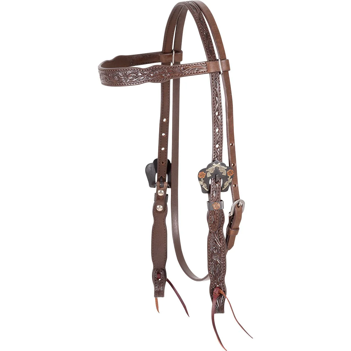 Cashel Guns & Roses Browband Headstall - Image 3