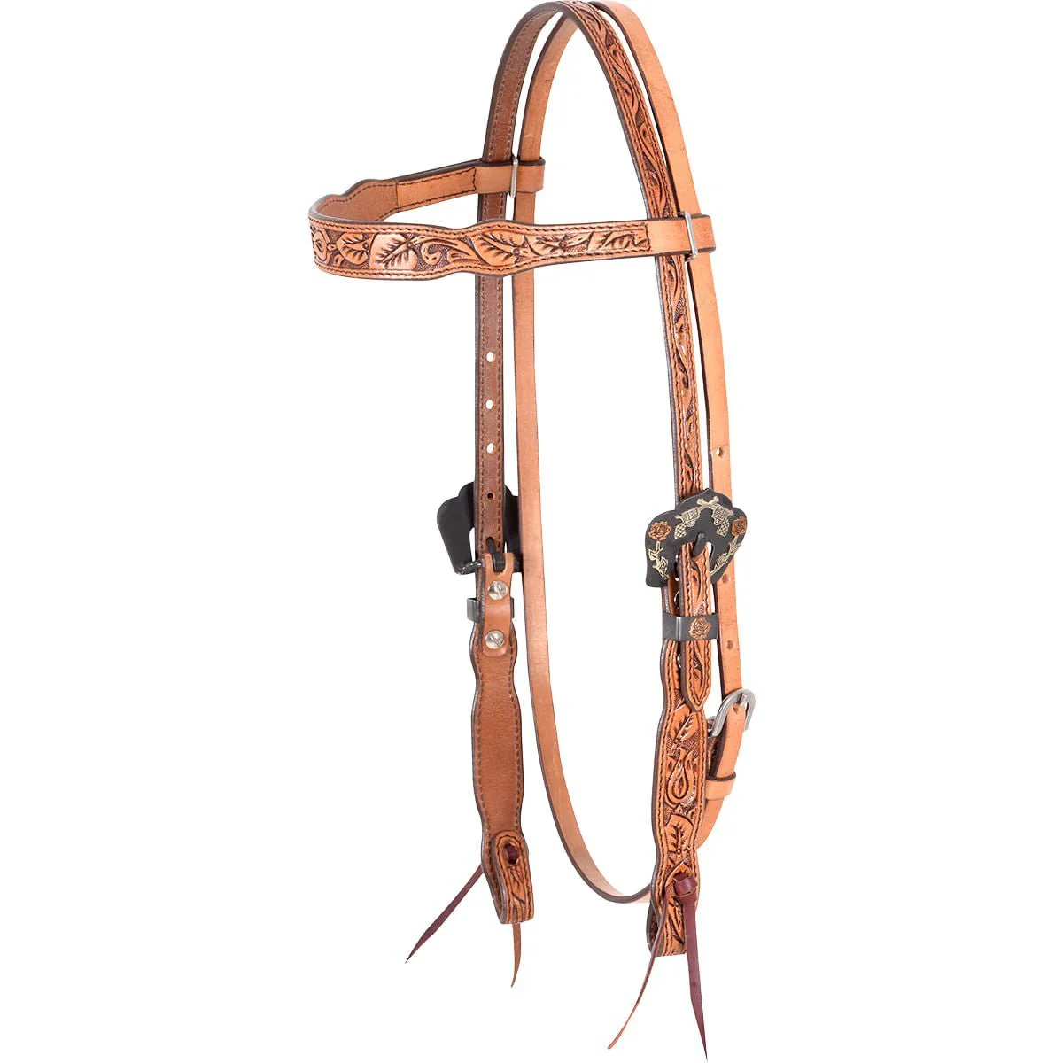 Cashel Guns & Roses Browband Headstall - Image 1