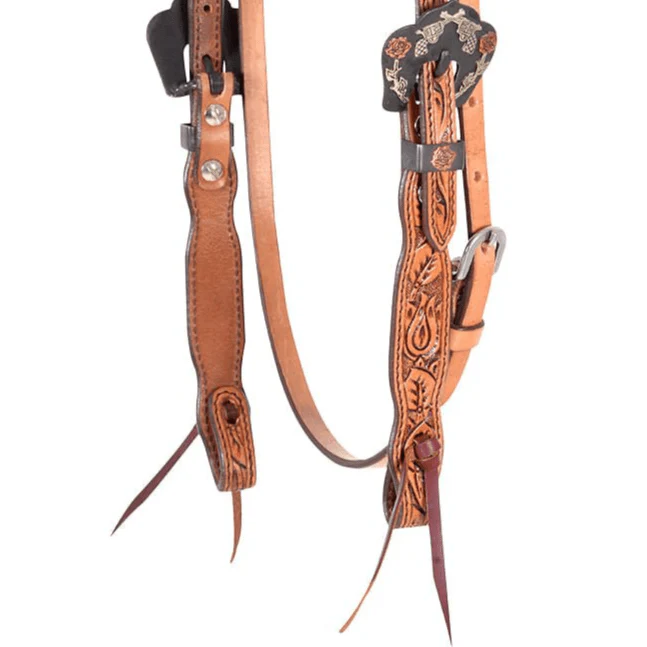 Cashel Guns & Roses Browband Headstall - Image 2