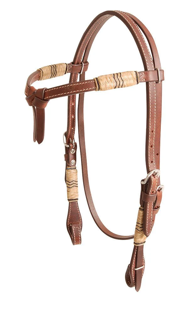 Cashel Rawhide Trim Futurity Browband Headstall - Image 1