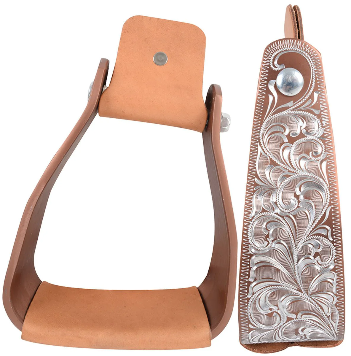 Cashel Slanted Engraved Stirrups - Image 2