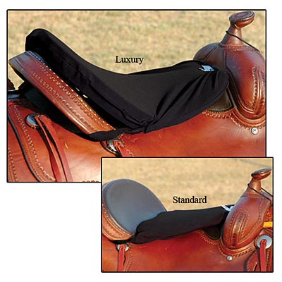 Cashel Tush Cushion (Western) Saddle Cushion, Black - Image 2