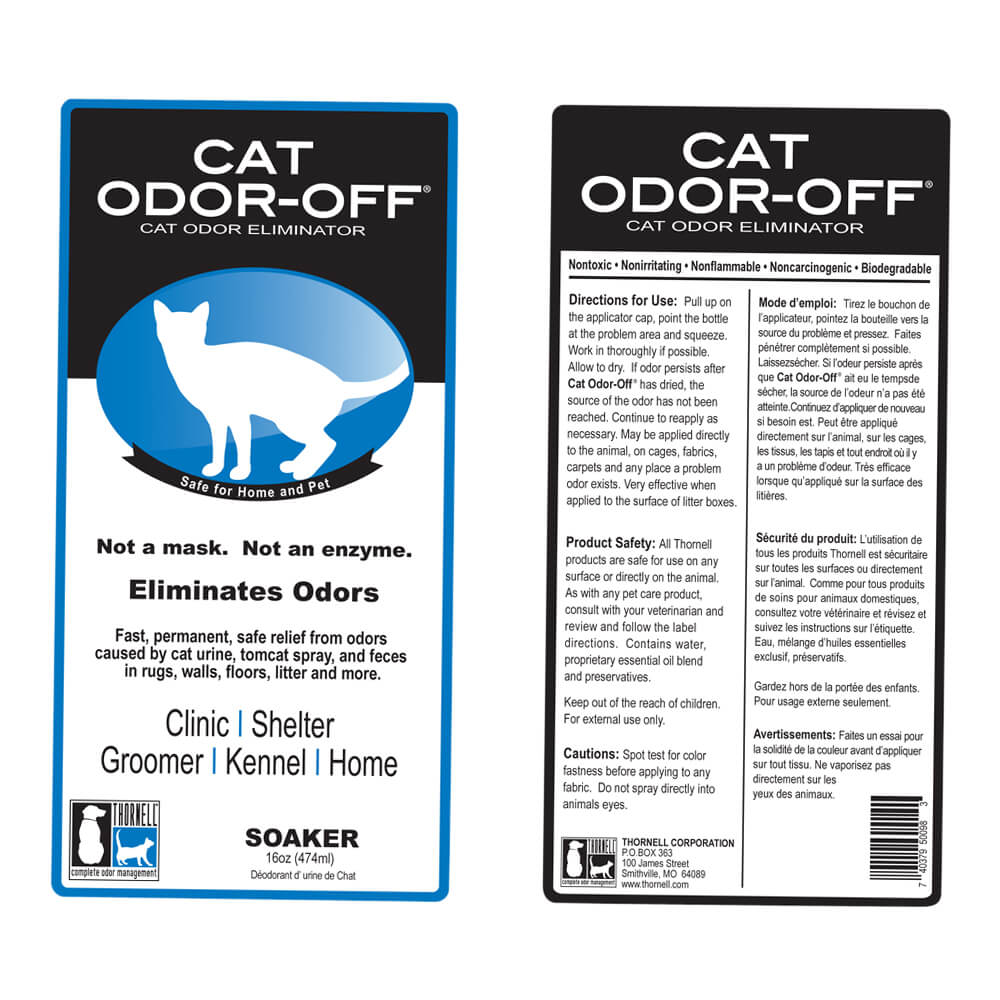Cat Odor-Off Soaker, 16 oz - Image 2