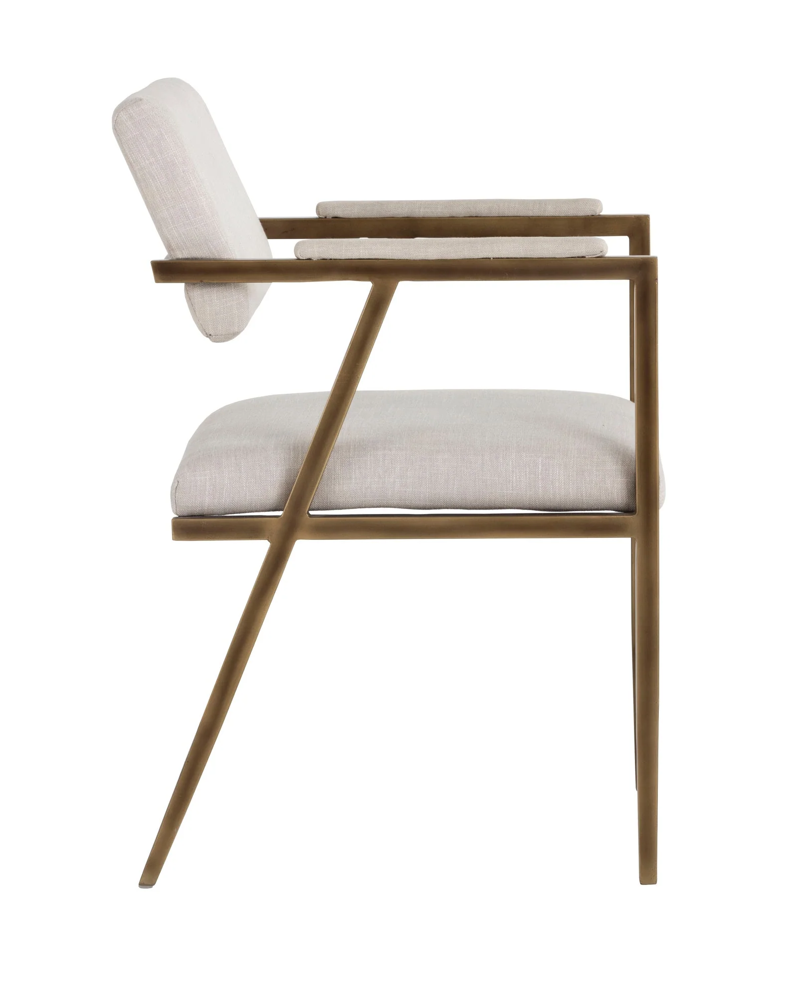 Ventouz Dining Armchair - Beige Linen - Image 2