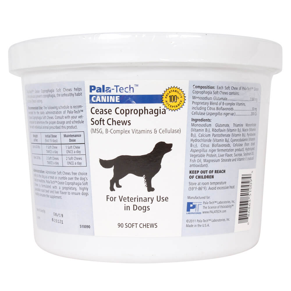 Cease Coprophagia for Dogs, 90 Soft Chews - Image 1