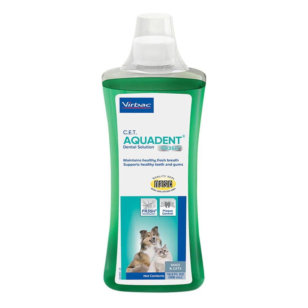 C.E.T. Aquadent Fr3sh Drinking Water Additive for Dogs & Cats, 500 ml