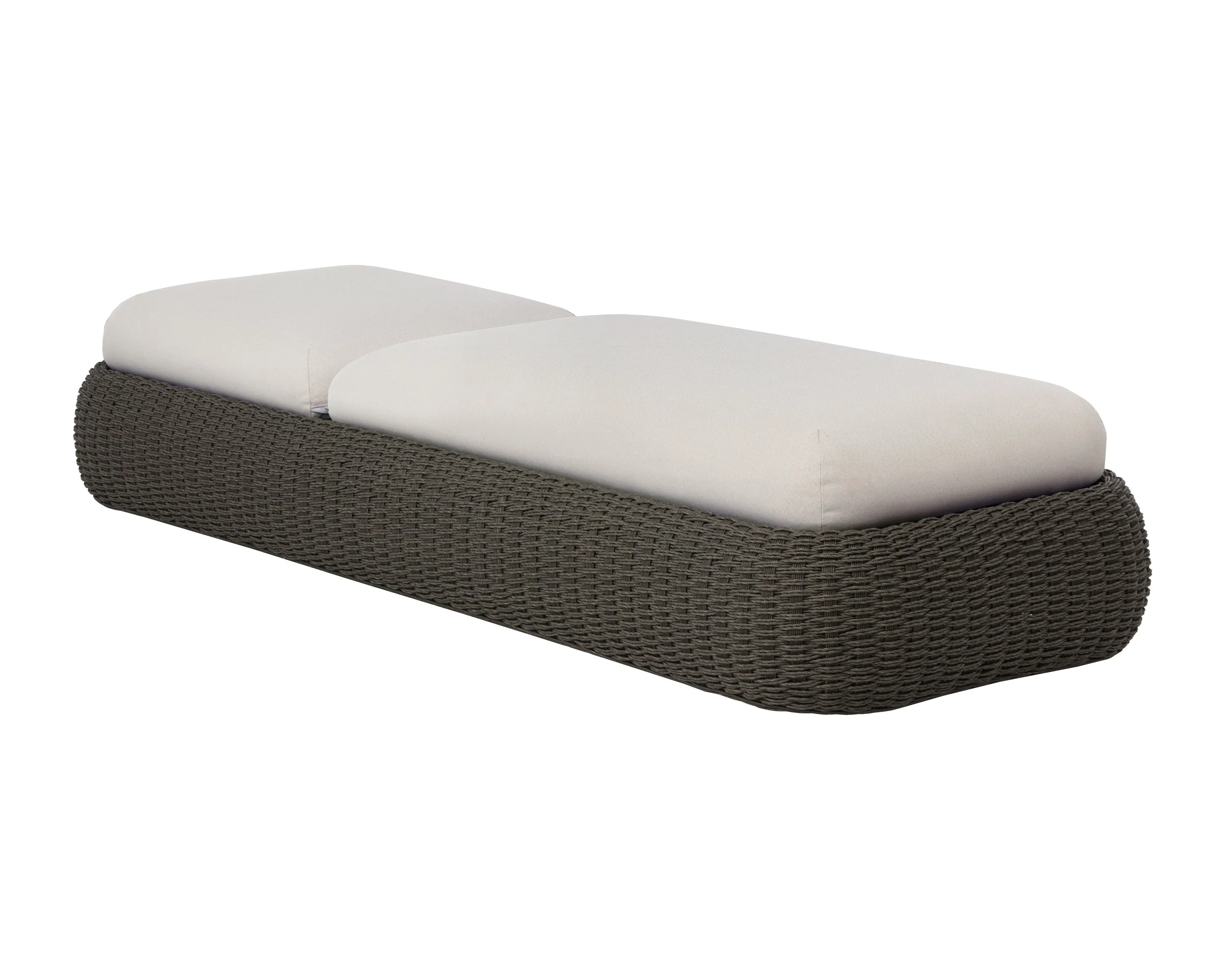 Barcelona Lounger - Grey - Palazzo Cream - Image 2